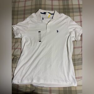 Men's Classic White Polo Shirt
